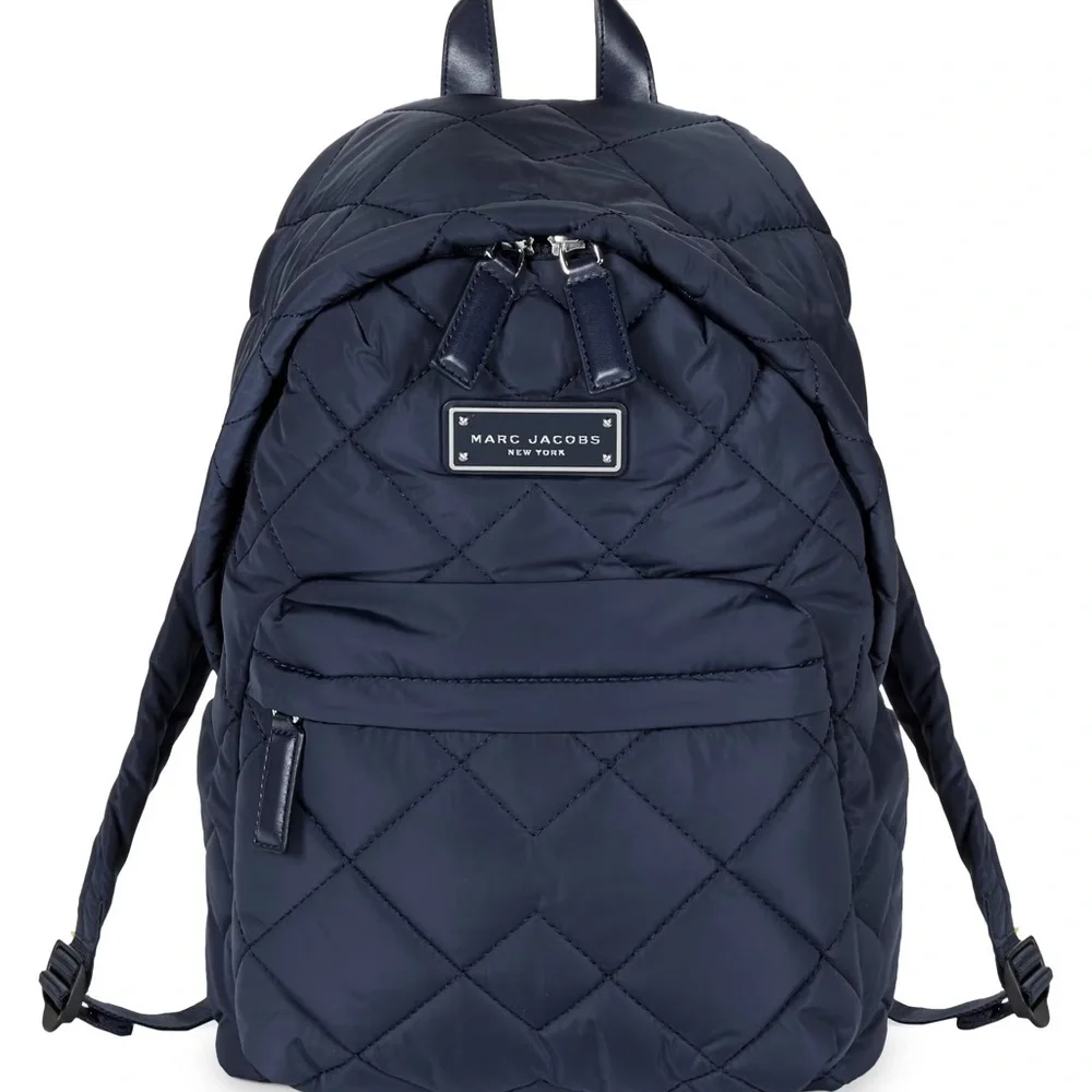 Marc Jacobs | Bags | Marc Jacobs Charcoal Quilted Backpack 